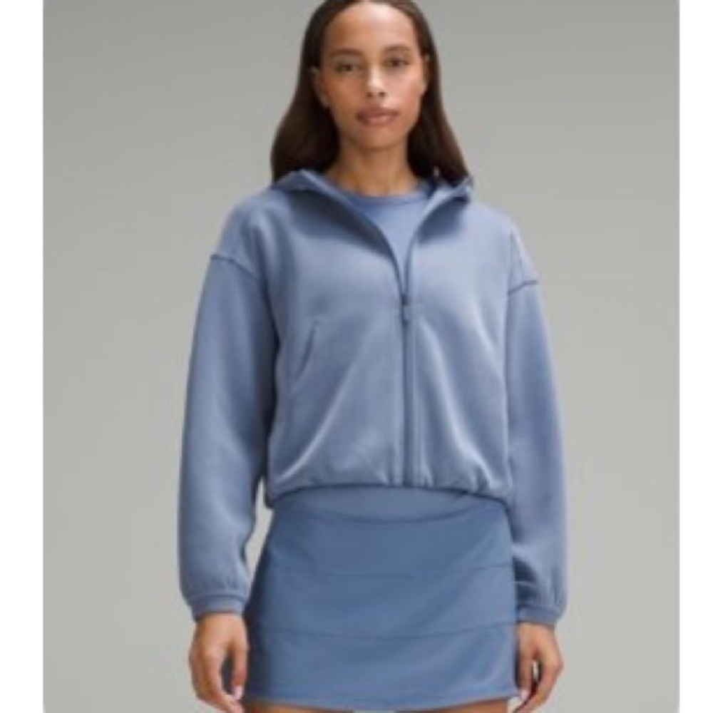 Lululemon Women's Blue Softstream Full-Zip-Up Jacket